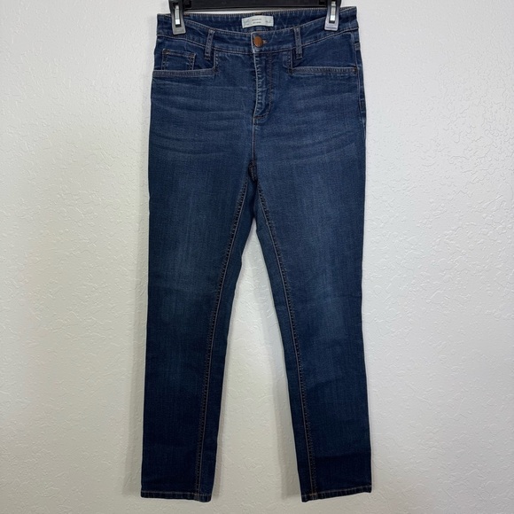 J‎ Jill jeans smooth fit slim ankle size 2 cropped mid rise denim jeans - Picture 2 of 10